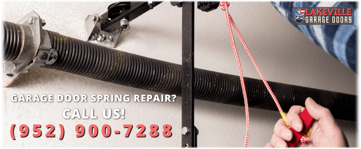 Broken Garage Door Spring Lakeville MN
